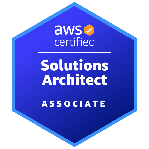 AWS certification badge