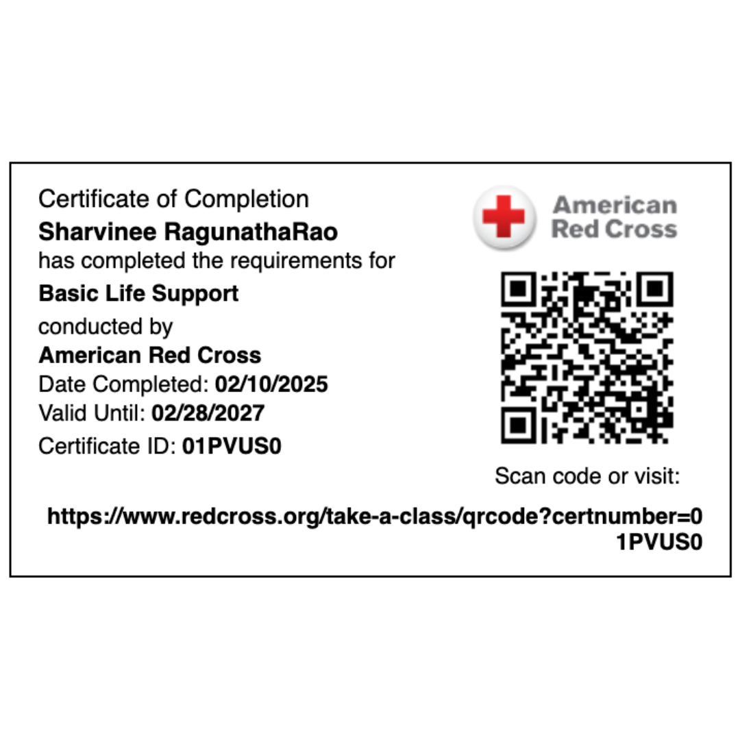 Basic Life Support badge