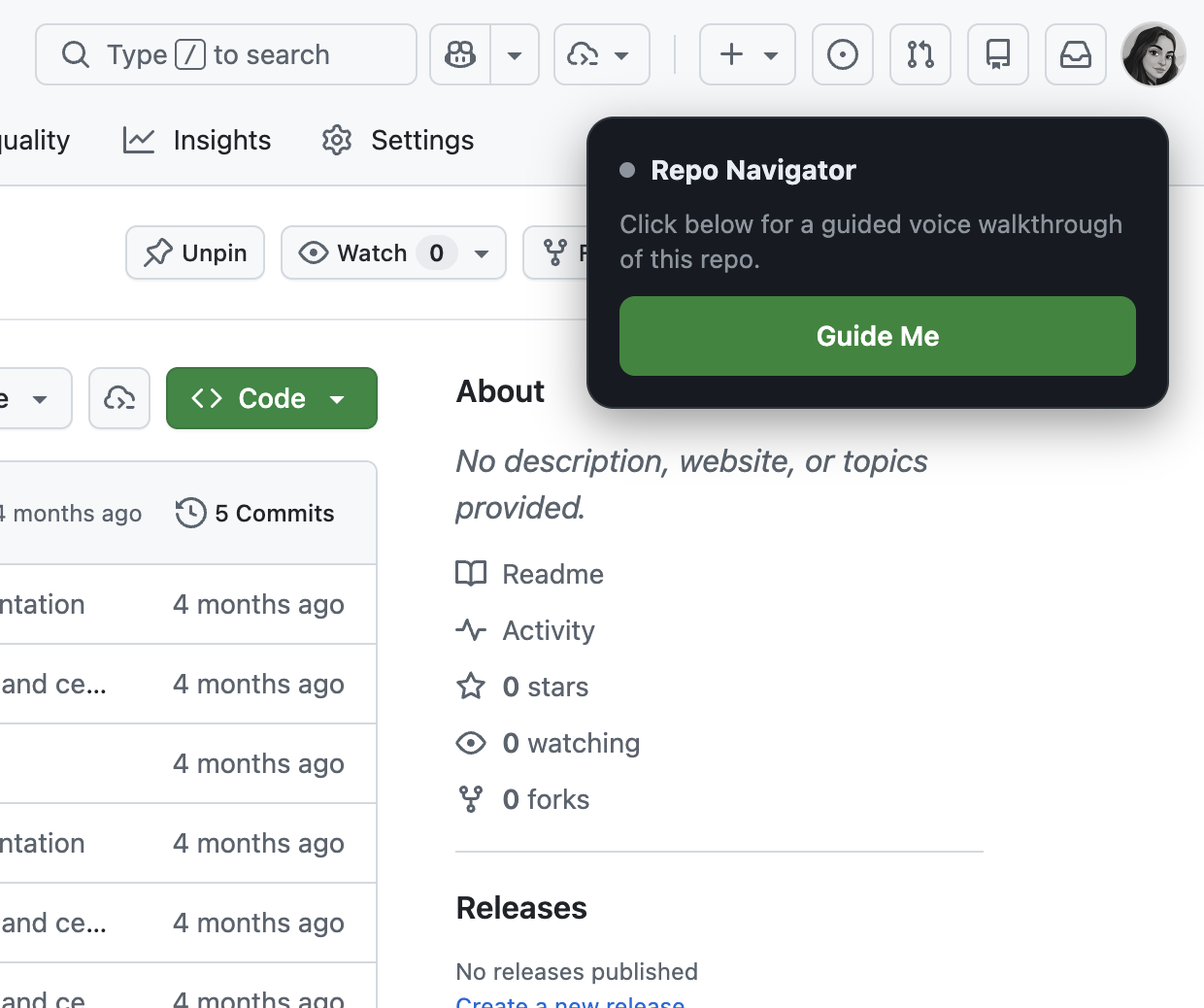 Repomate-Chrome Extension